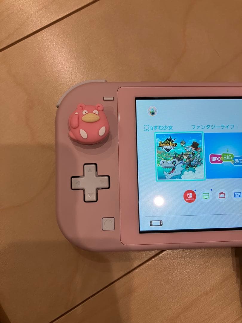 Switch light カスタム　ピンク　ヤドン　コダック　ポケモン　マイメロ