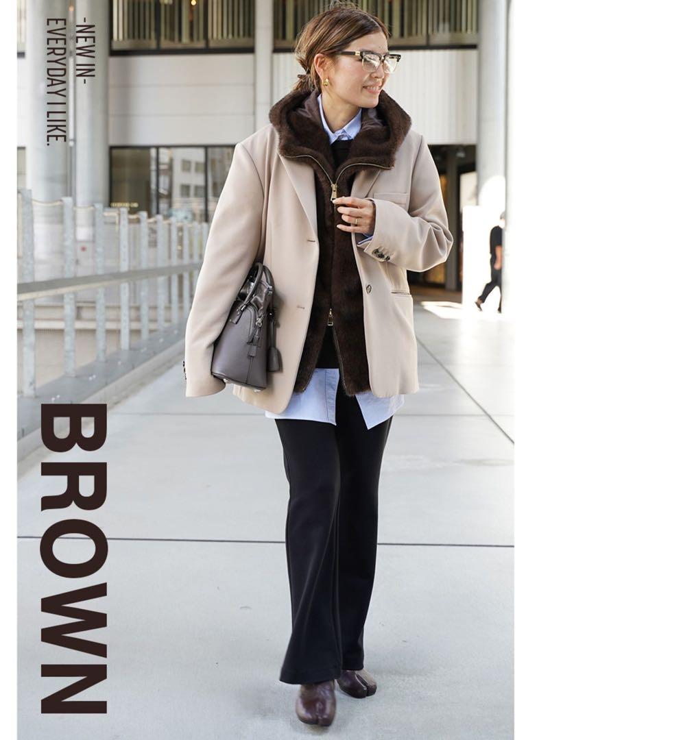 ドゥーズィエムクラス　Neo Avanceジャケット　ベージュ　24AW