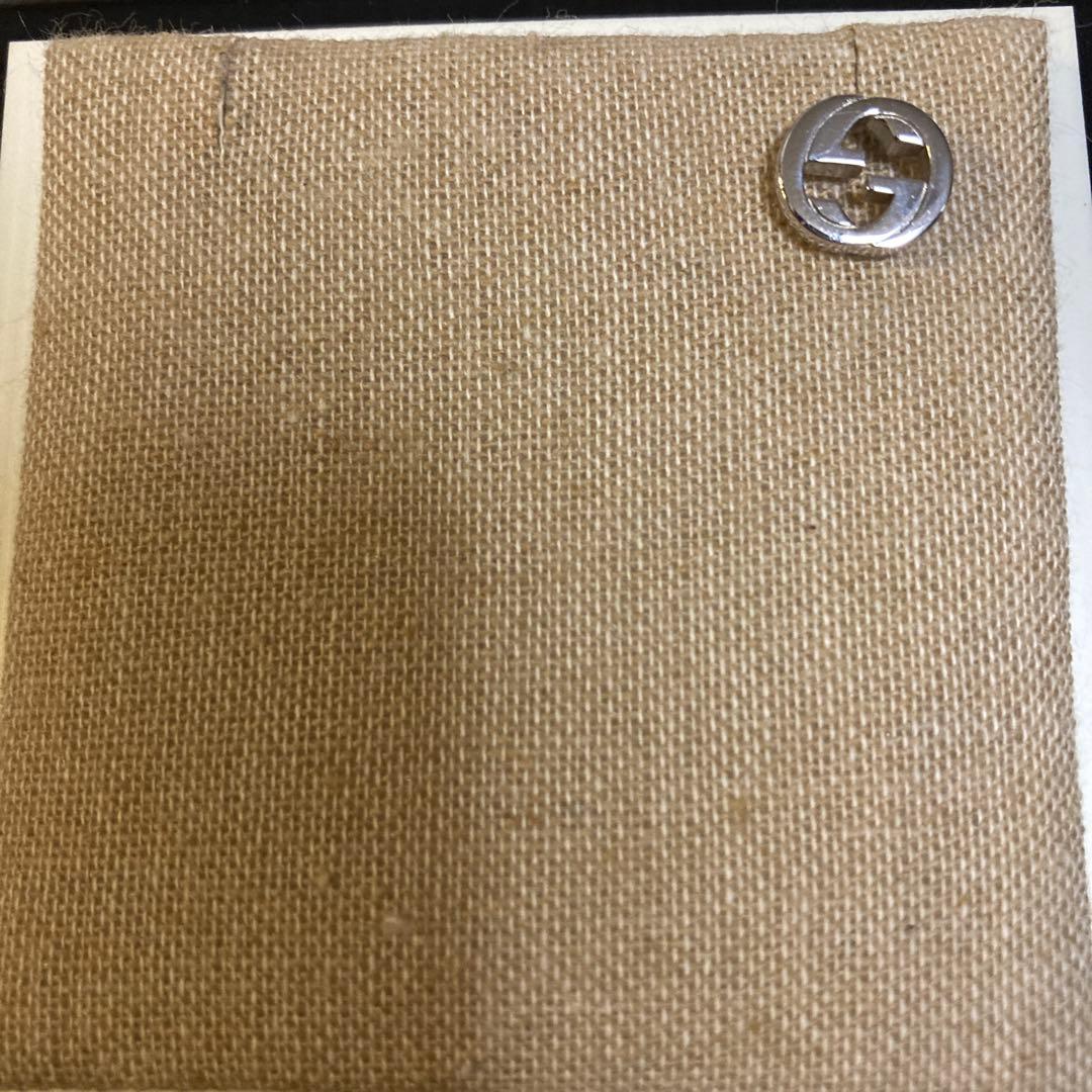 ☆美品☆ GUCCI グッチ インターロッキングG ピアス GG シルバー