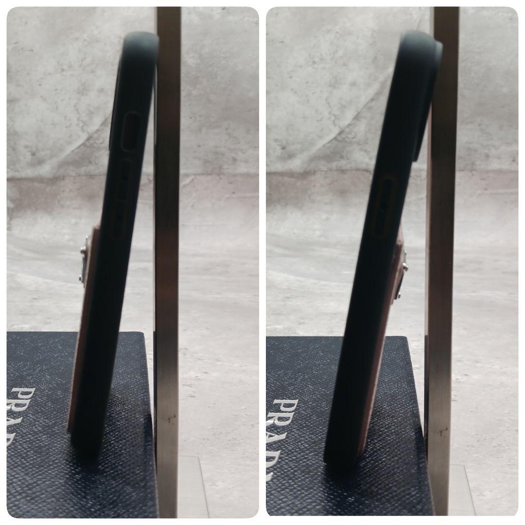 極美品✨ プラダ iPhone 12.13 pro スマホケース レザー ピンク