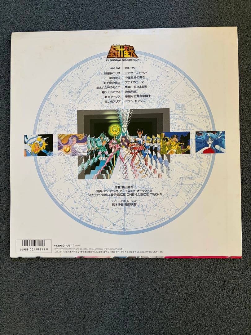 聖闘士星矢 LP 2枚セット 音楽集 銀河戦争 夢の対決篇