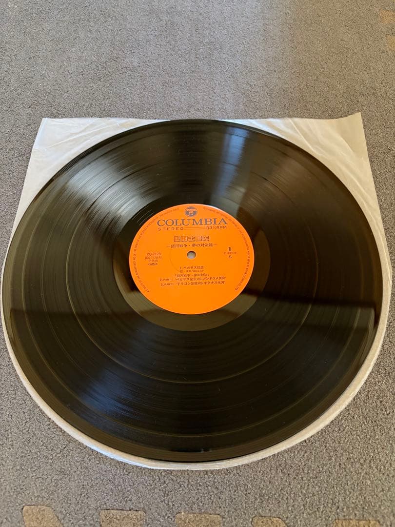 聖闘士星矢 LP 2枚セット 音楽集 銀河戦争 夢の対決篇