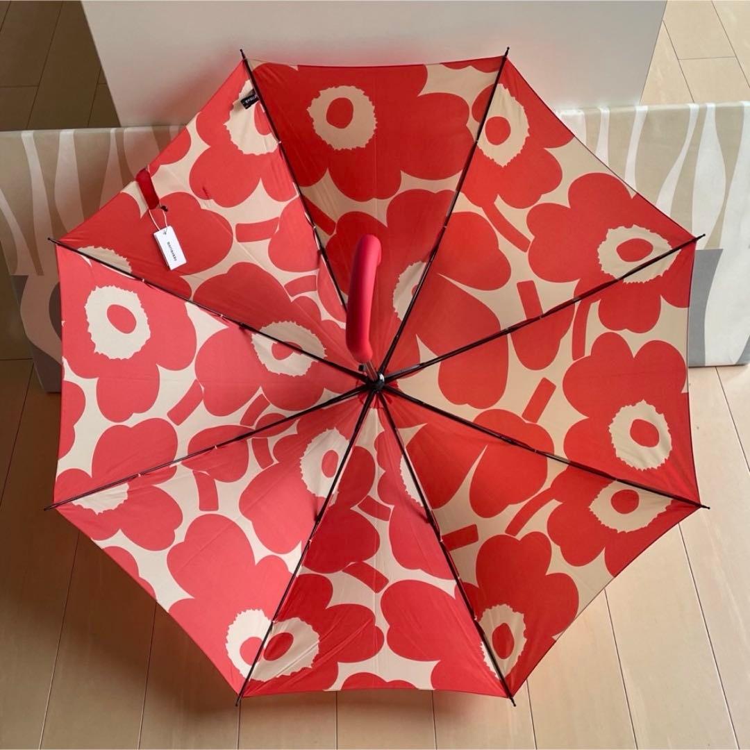 新品 マリメッコ Stick Pieni Unikko ウニッコ 長傘 ピンク