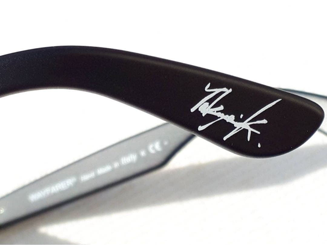 試着のみ Ray-Ban ✕ 木村拓哉ウェイファーラー RB2140Fサイン入り