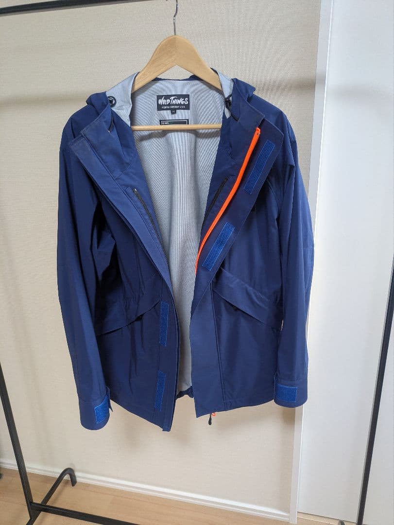 WINDTAMER フード付きジャケット ネイビー