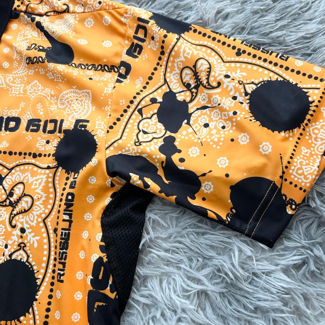 新品　ラッセルノ　セットアップ　ハーフジップ　半袖シャツ　ハーフパンツ　サイズ6