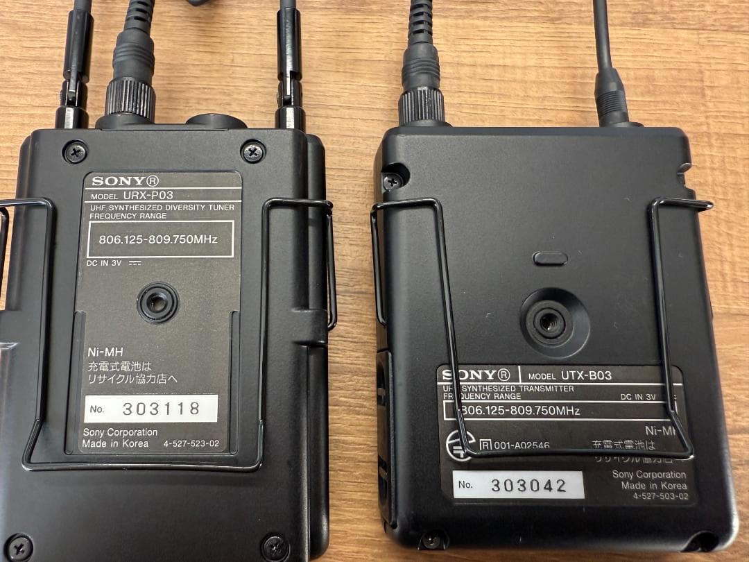 【みんとん】SONY ソニー　ワイヤレスピンマイク