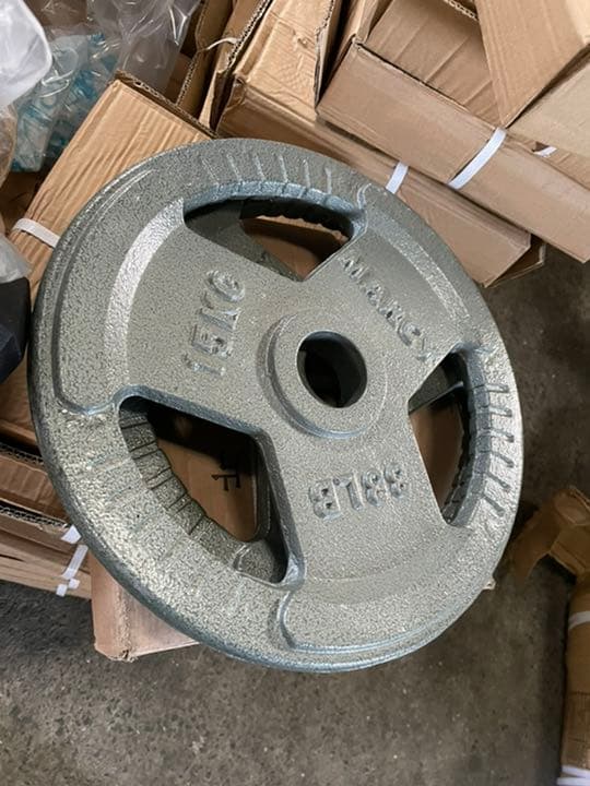 50mm  アイアンプレート　15kg  2枚