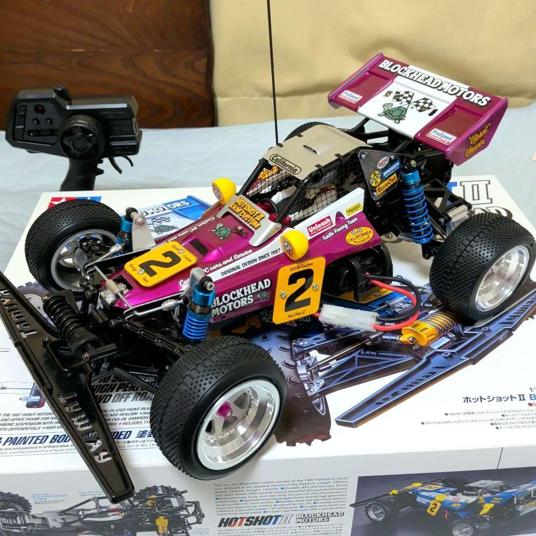 タミヤ　ホットショットII　ブロックヘッドモータース　カスタム　ブラシレスセット