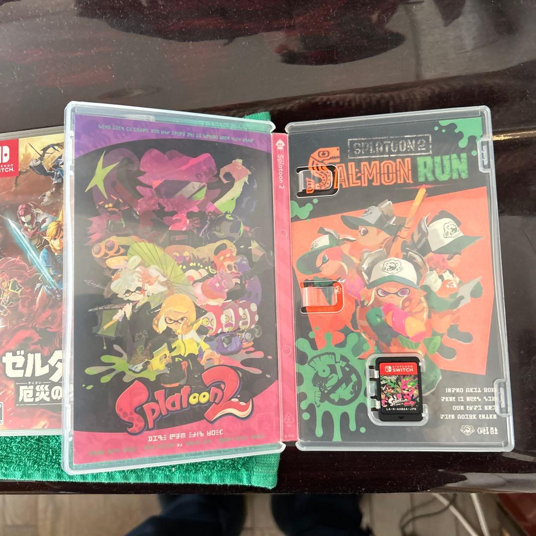 switchカセット arms ゼル伝 あつ森 ゼルダ無双 スプラ2