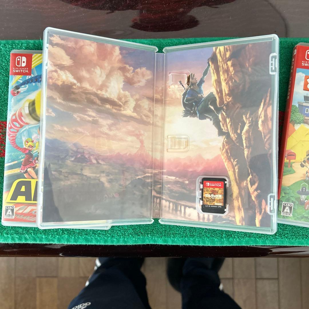 switchカセット arms ゼル伝 あつ森 ゼルダ無双 スプラ2