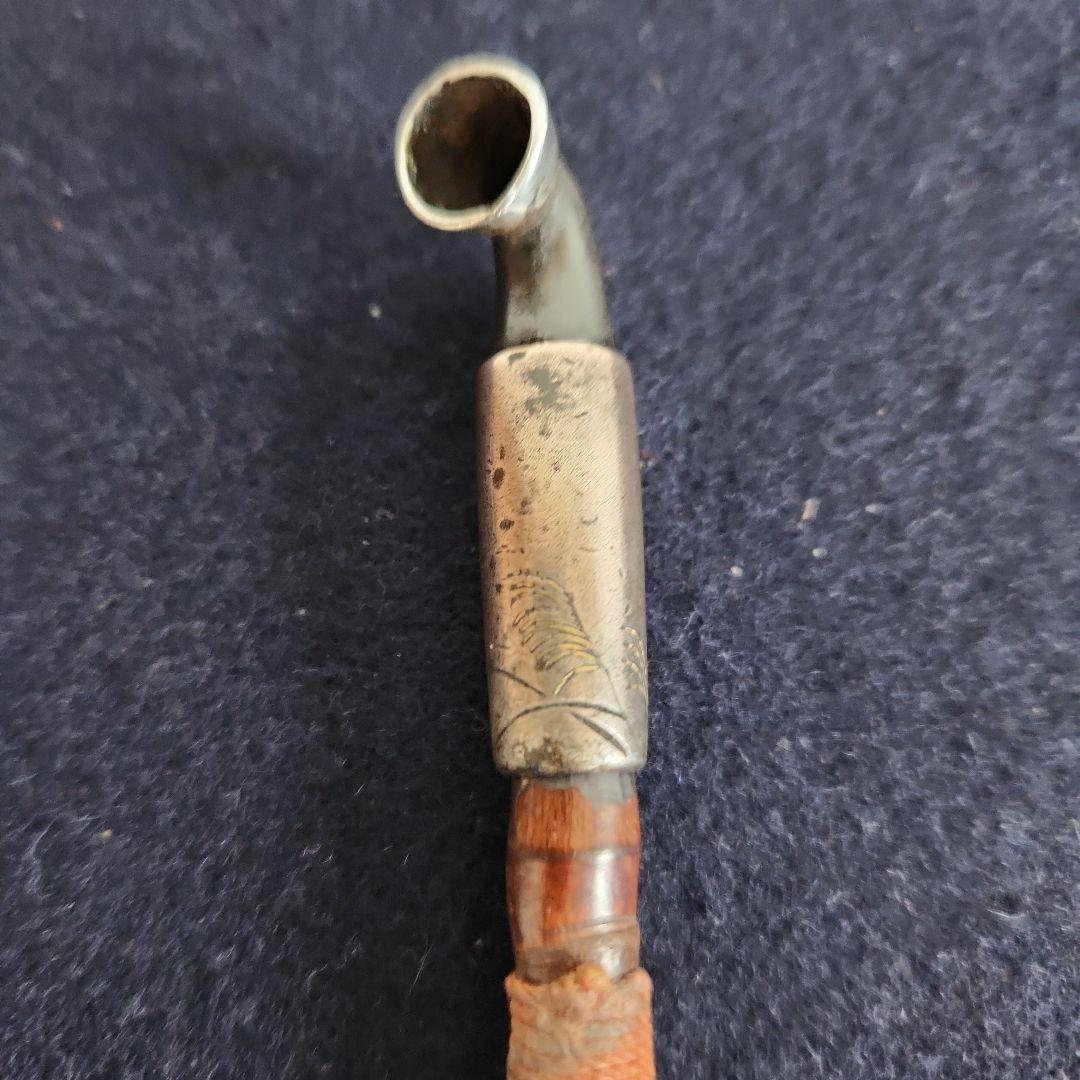 キセル‥煙管‥金工‥象嵌