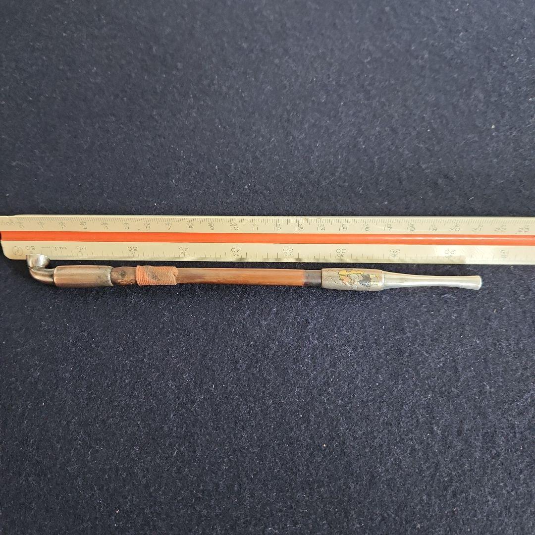 キセル‥煙管‥金工‥象嵌