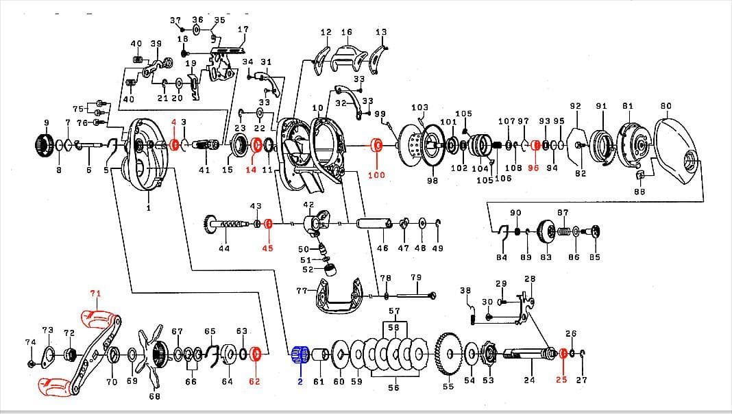ダイワ TD ジリオンシリーズ NSK製 ステンレスベアリングセット