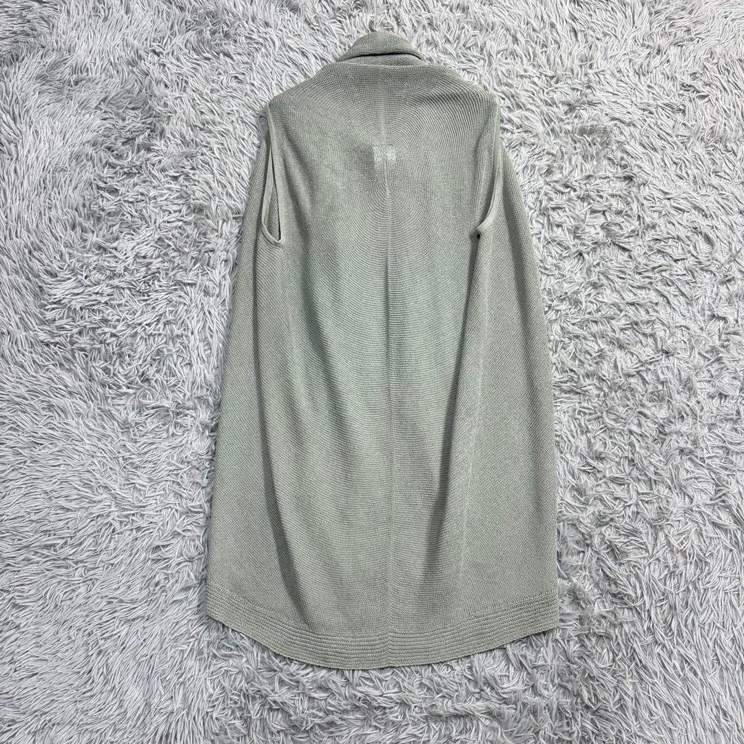 極美品✨2024年 シビラ ペーパーヤーンドレープジレ 2way 羽織り グレー