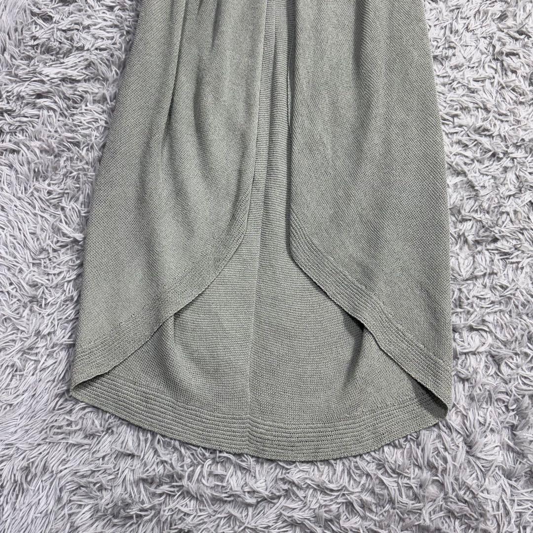 極美品✨2024年 シビラ ペーパーヤーンドレープジレ 2way 羽織り グレー