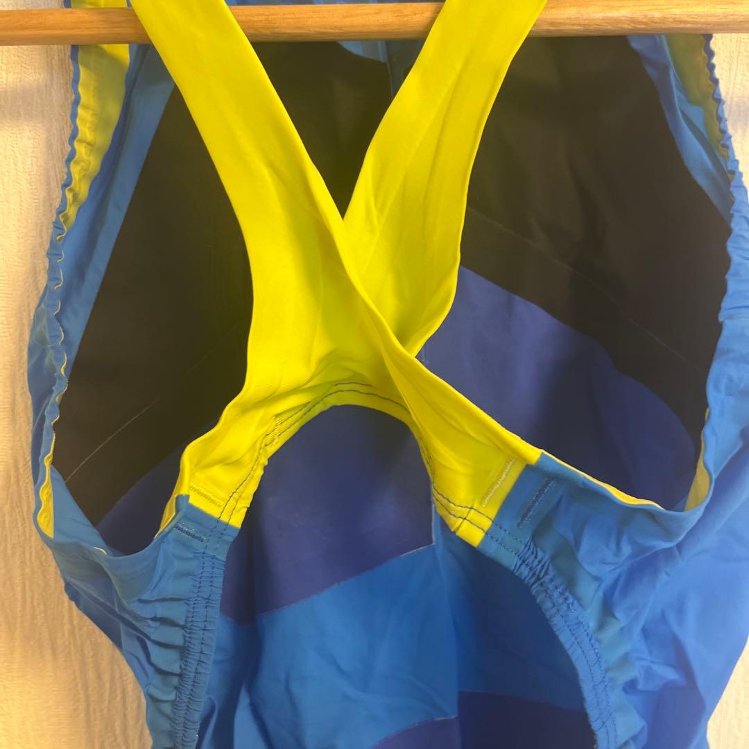 ［期間限定価格］arena Sサイズ競泳用水着 青/黄 高速水着