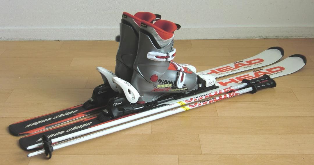 ■■1月限定■送料無料■HEAD■子供用スキーセット■板117靴22■WAX済■