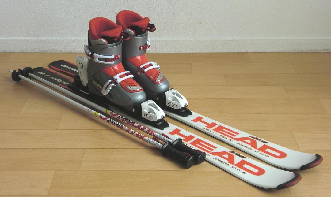 ■■1月限定■送料無料■HEAD■子供用スキーセット■板117靴22■WAX済■
