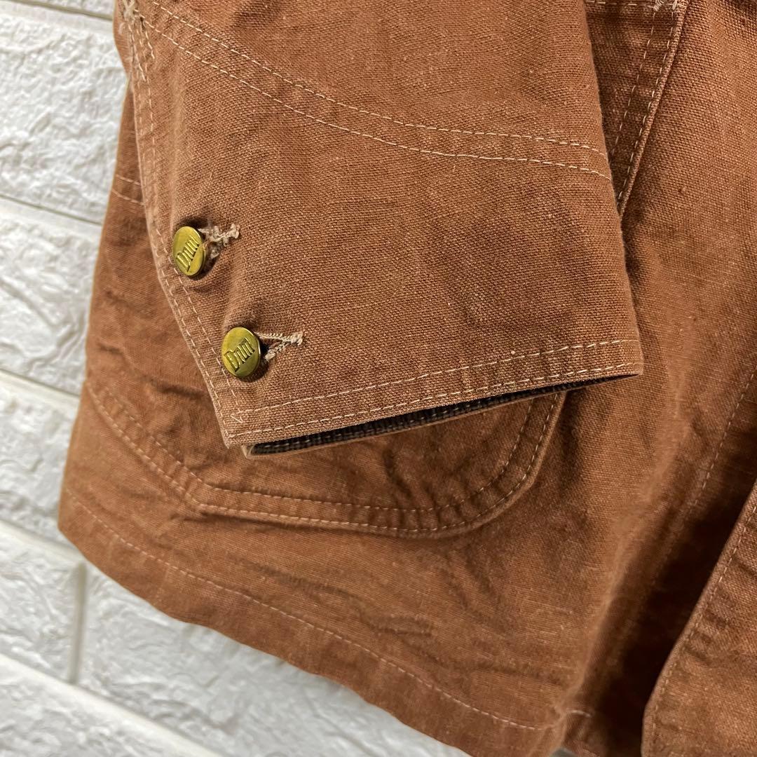 旧ドゥニーム　ダック地カバーオール　38 カーハート　オリゾンティ