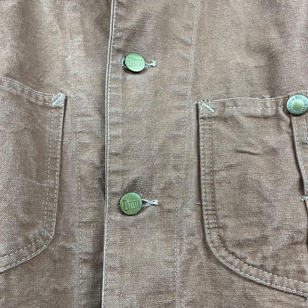 旧ドゥニーム　ダック地カバーオール　38 カーハート　オリゾンティ