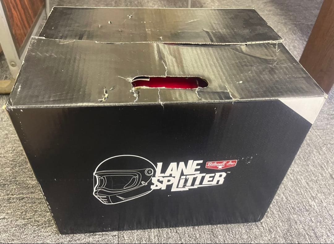 Biltwell Lane Splitter フルフェイス　 Mサイズ　レッド