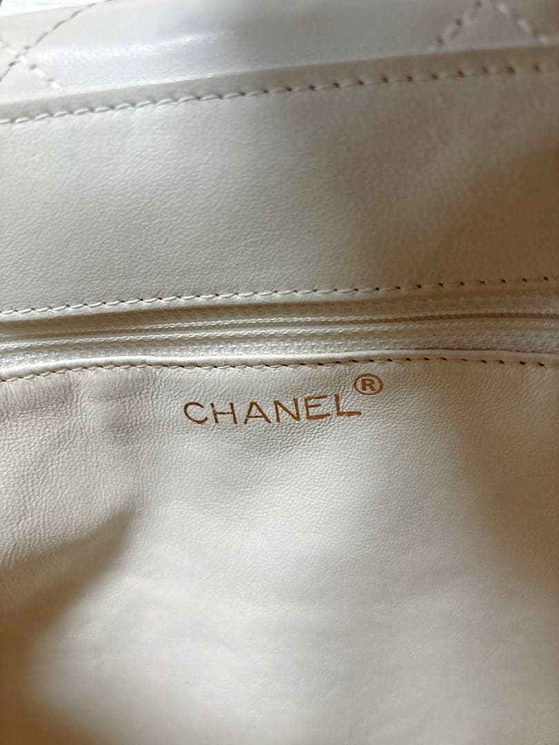 CHANEL マトラッセ CC ウッドハンドル トートバッグ