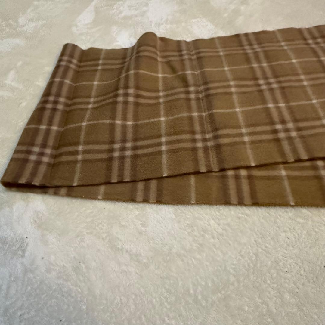 バーバリー　Burberrys ピュアカシミヤ100% マフラー 茶系チェック