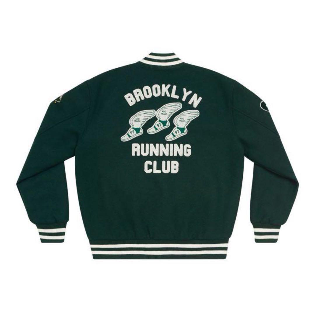 【希少】ONLY NY Versity Jacket Dark Green L