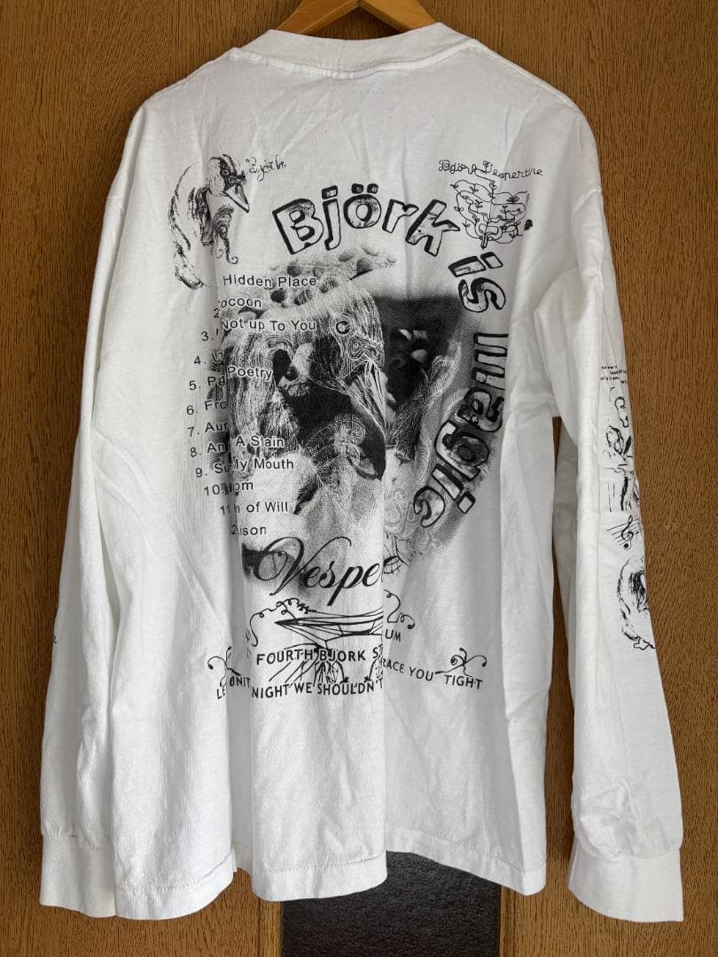Bjork Björk ビョーク ロンT tシャツ XL ホワイト