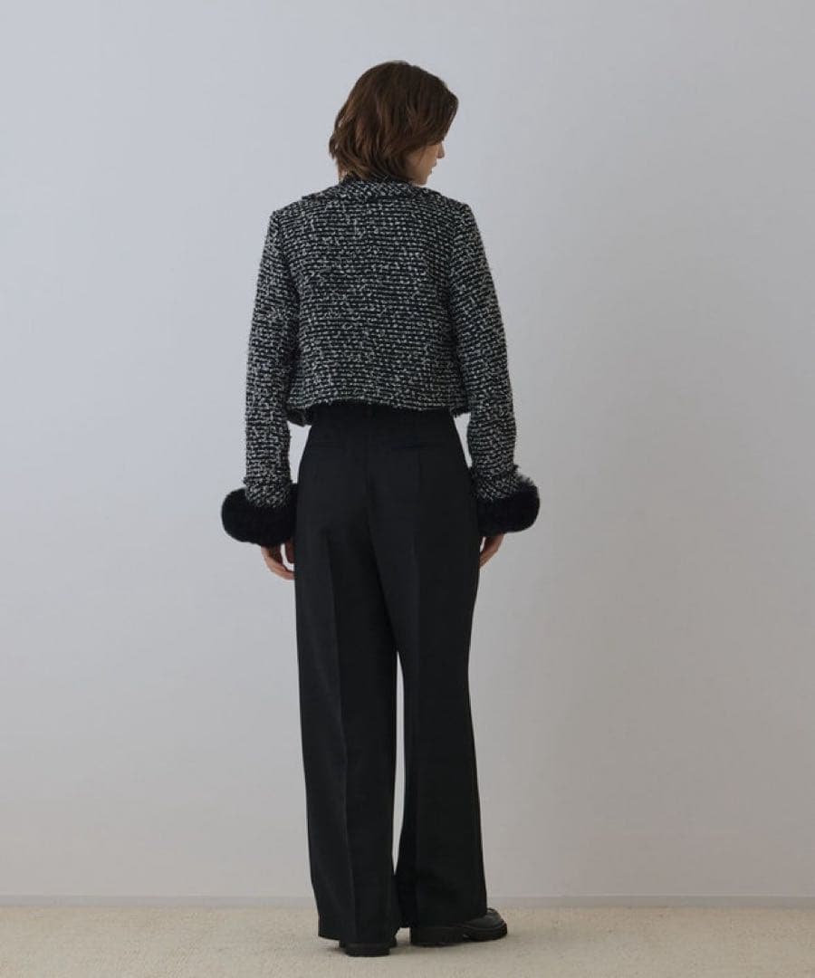 本日限定値下げ　今季GRACE CONTINENTAL ツイードコンビジャケット