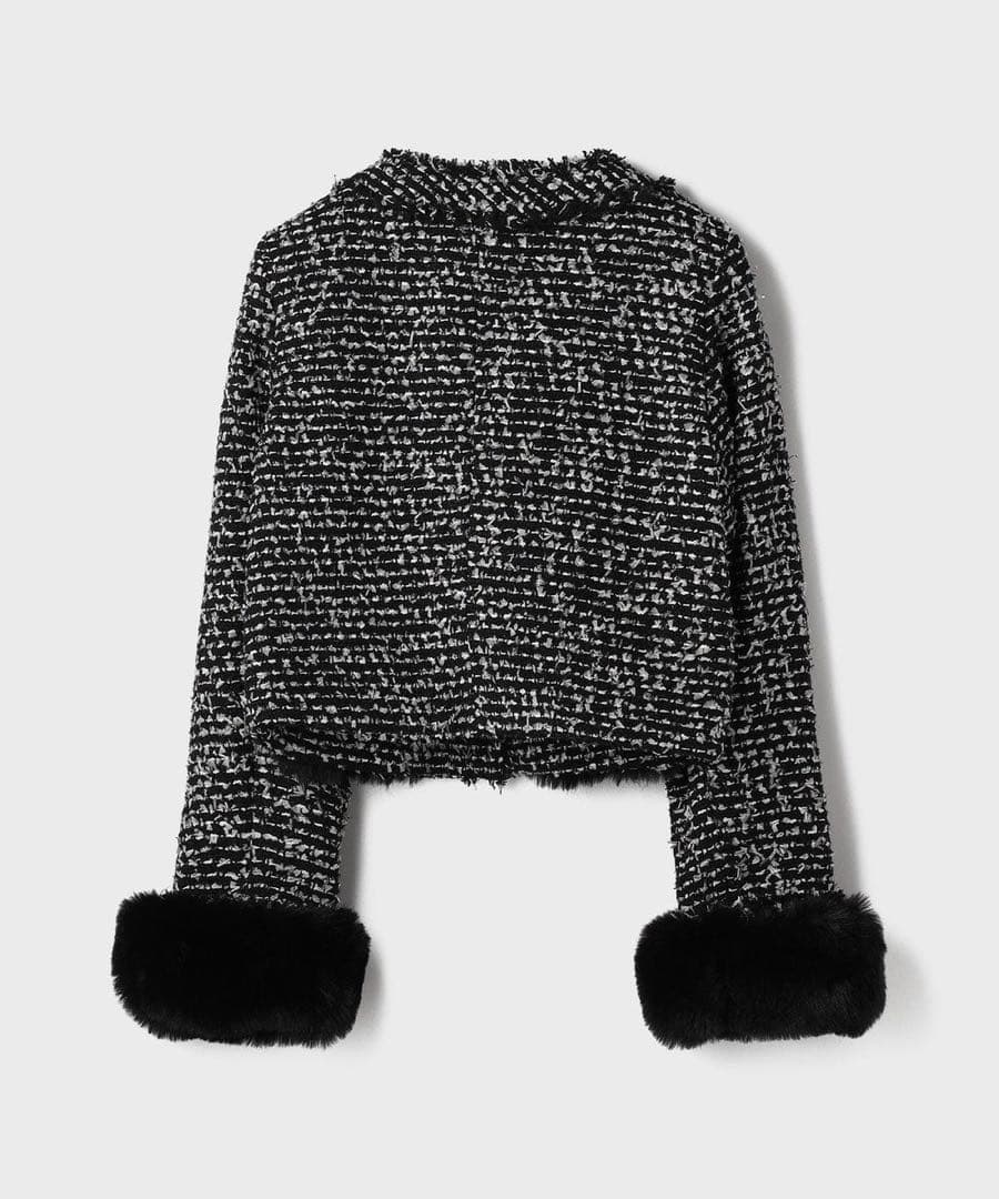 本日限定値下げ　今季GRACE CONTINENTAL ツイードコンビジャケット