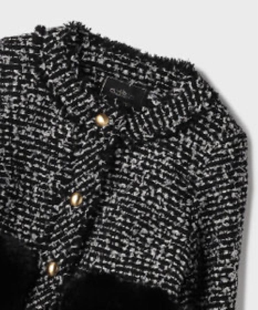 本日限定値下げ　今季GRACE CONTINENTAL ツイードコンビジャケット