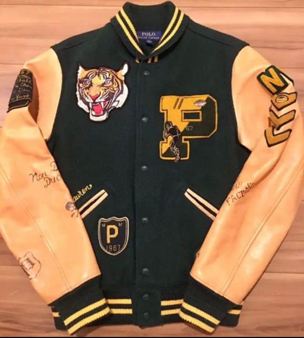 Polo Ralph Lauren ポロスタジャン ダークグリーン tiger