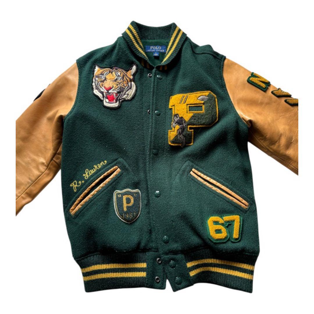 Polo Ralph Lauren ポロスタジャン ダークグリーン tiger