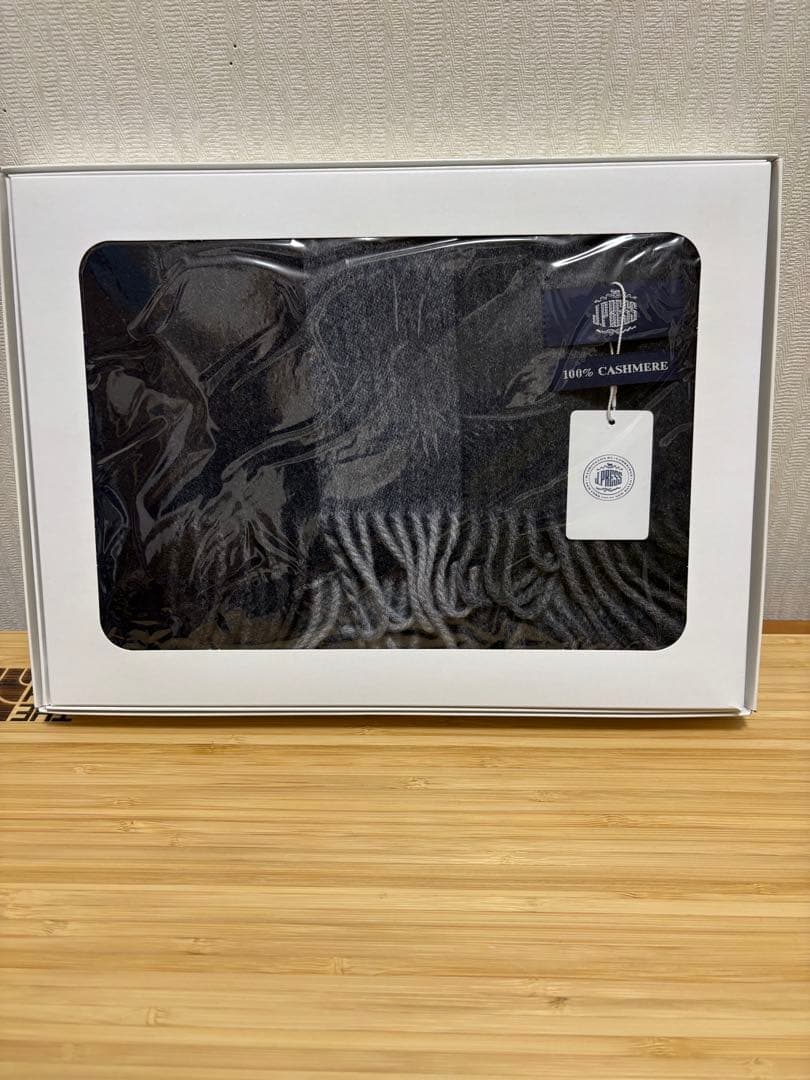 Jpress 100%カシミヤ グラデーションマフラー 新品