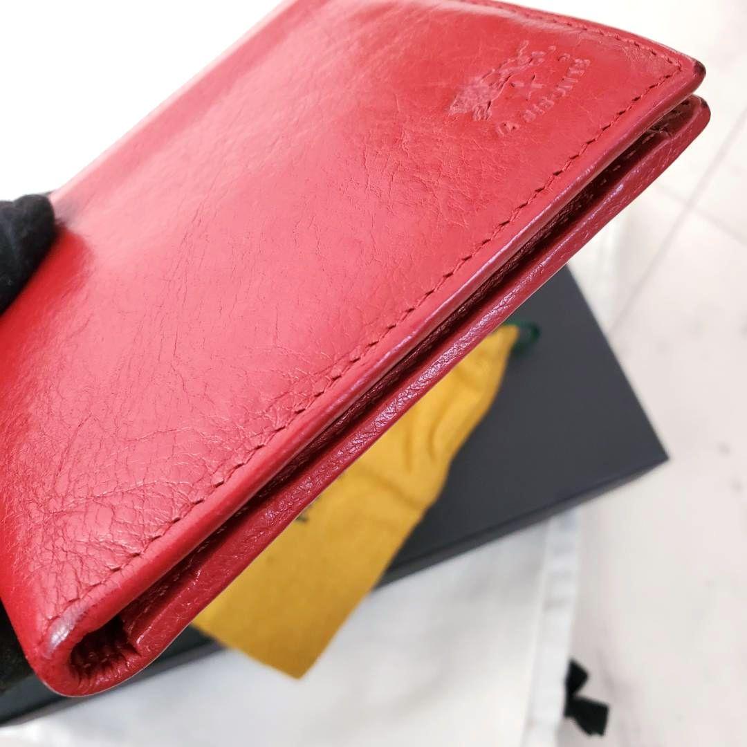 美品 メンズ人気モデル イルビゾンテ 2つ折り財布 小銭入れ 希少カラー