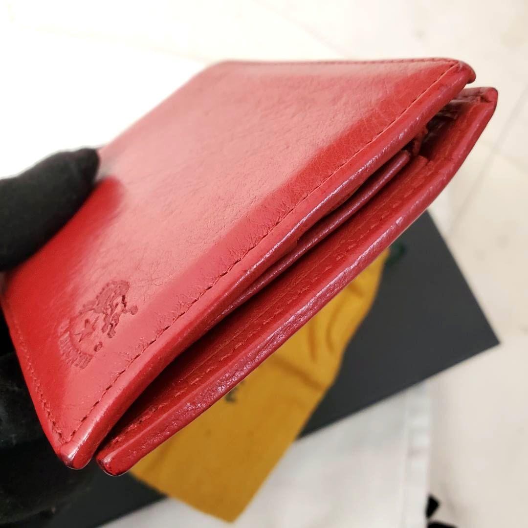 美品 メンズ人気モデル イルビゾンテ 2つ折り財布 小銭入れ 希少カラー