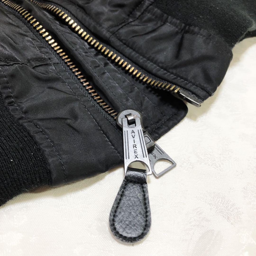 【さとう】AVIREX MA-1 スペースコマンド リバーシブル Lサイズ