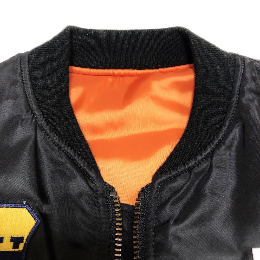 【さとう】AVIREX MA-1 スペースコマンド リバーシブル Lサイズ