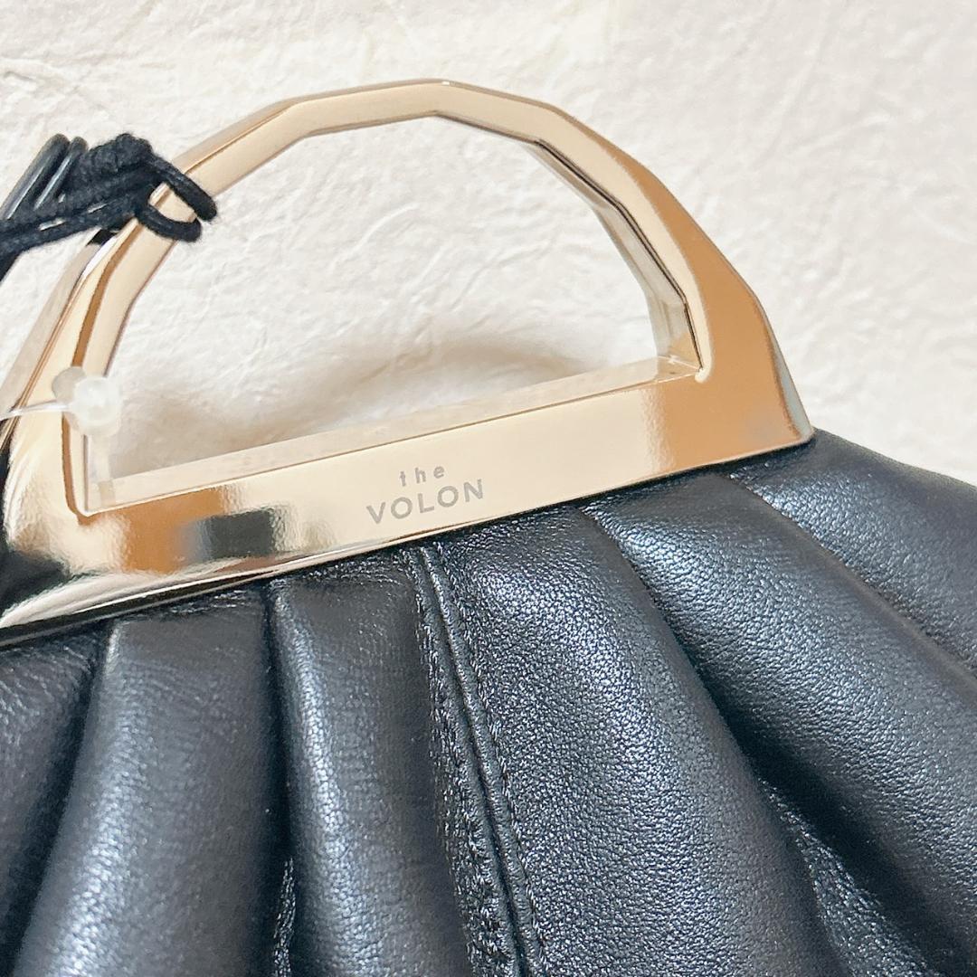 訳有 新品未使用 the VOLON レザー クラッチ バッグ