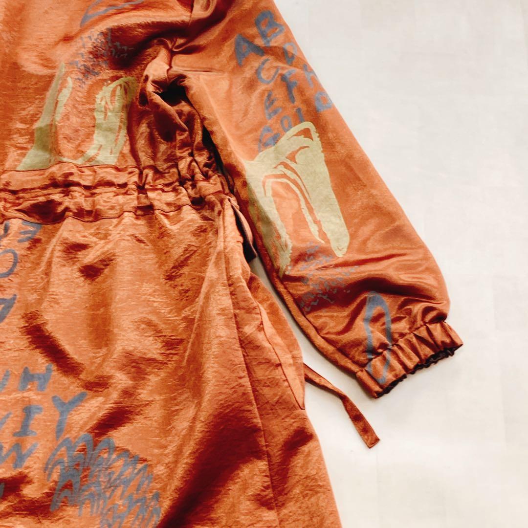 極美品 エイココンドウ ロングコート フーディ 光沢感 パーカー