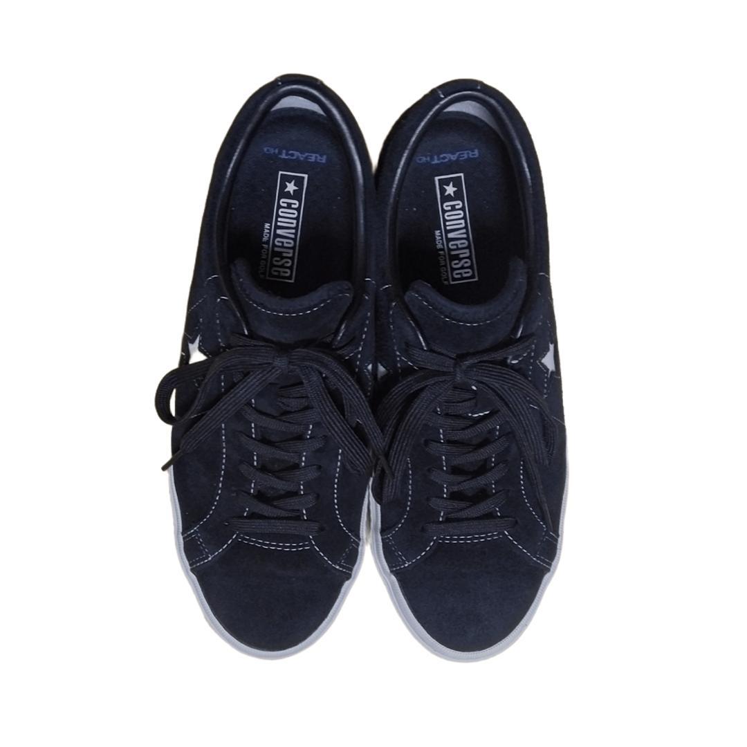 美品★27cm ONE STAR GF SUEDE コンバース ゴルフ ブラック