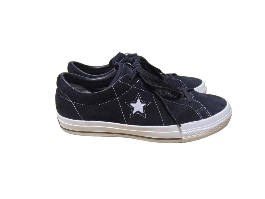 美品★27cm ONE STAR GF SUEDE コンバース ゴルフ ブラック