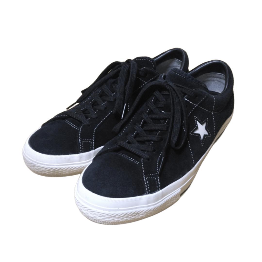 美品★27cm ONE STAR GF SUEDE コンバース ゴルフ ブラック