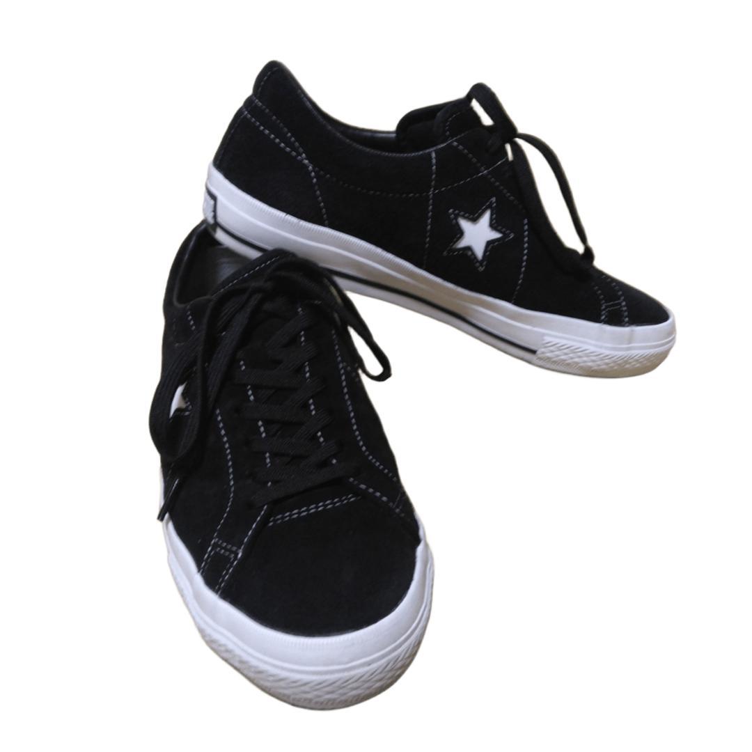 美品★27cm ONE STAR GF SUEDE コンバース ゴルフ ブラック