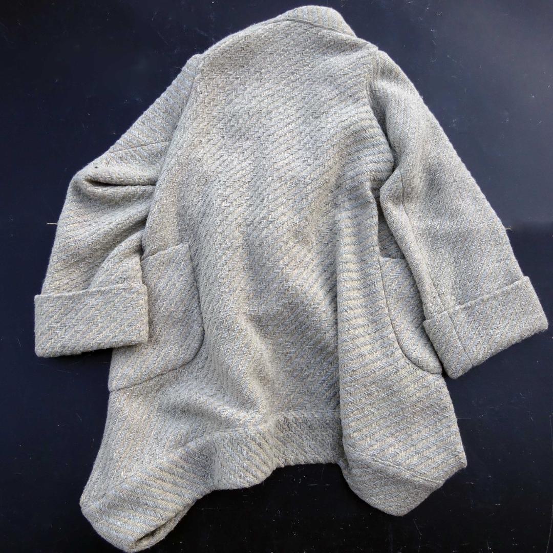 ア*キ様 希少ヴィヴィアンウエストウッドRED 変形アシンメトリーコート2アング