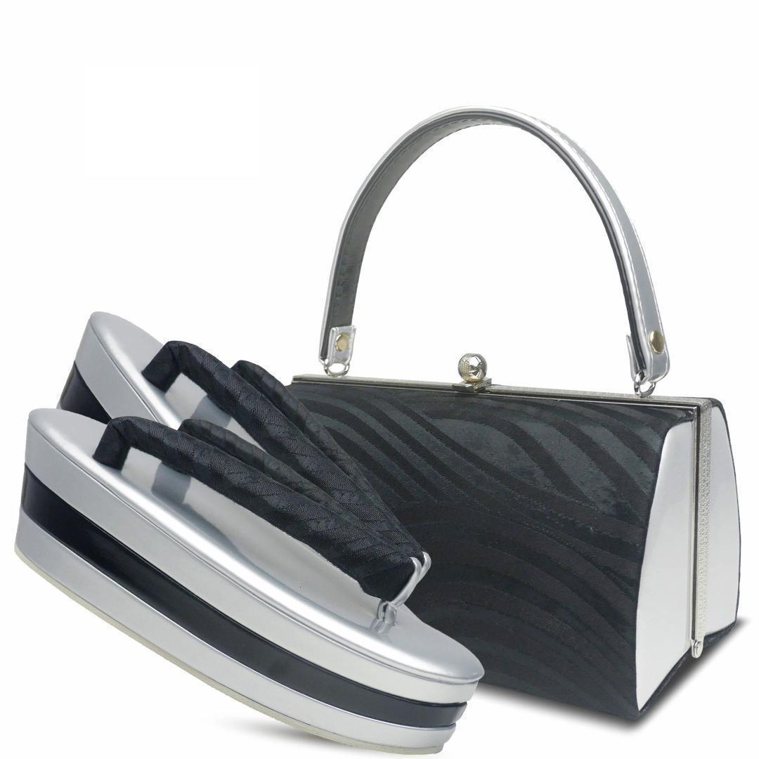 草履バッグセット 草履 振袖 成人式 ヒール 厚底 kzouribag18-3