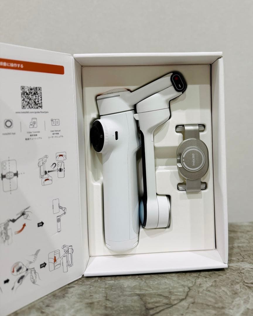 【動作確認済】Insta360 Flow2 Pro +磁気スマートフォンマウント