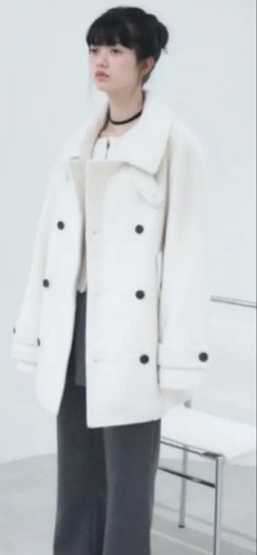 Smyeon ミドルシャギーコート